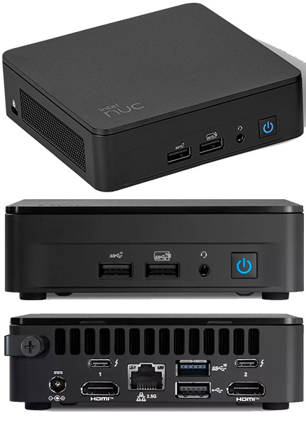 Intel NUC13ANKi7 (Intel Core i7-1360P up to 5,00GHz, 2x HDMI, 2x Thunderbolt 4)