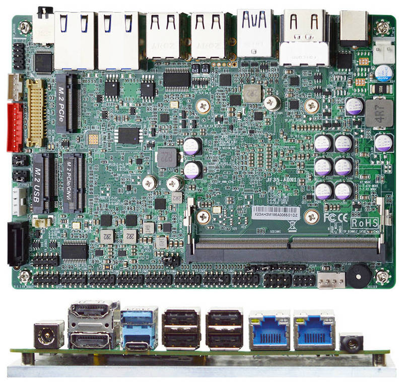 JETWAY JF35-ADN1-N15000-A1 3.5" SBC (Intel Atom N150, 2x 2.5GbE, 3x 4K) <b>[12-28V Power Input]</b>