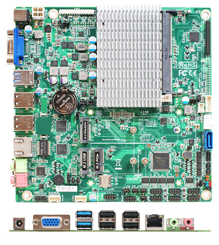 Jetway JLI1BV-00 (Intel Elkhart Lake J6412, 4x USB2.0, 2x USB3.1, 12V DC-in)