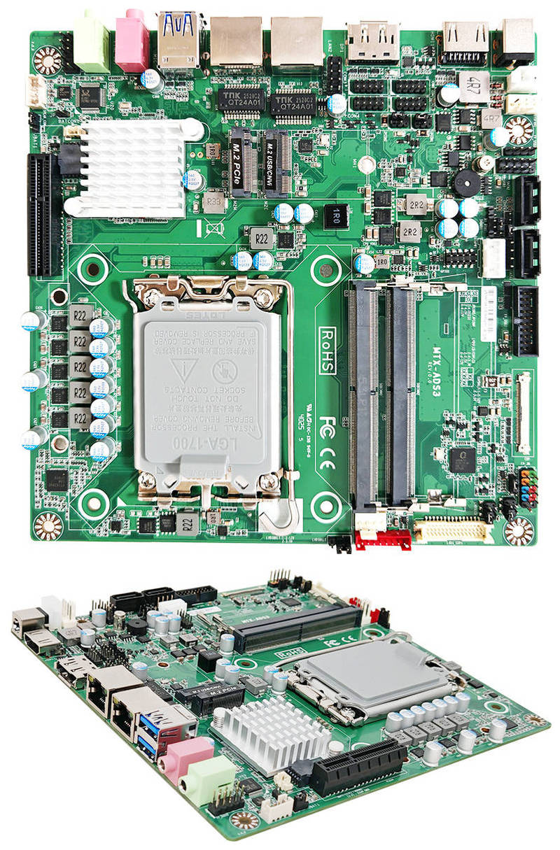 JETWAY MTX-ADS3-H61000A1 Mini-ITX (Intel H610, LGA1700, 2x GbE LAN, 4x COM) <b>[12-19V Input]</b>
