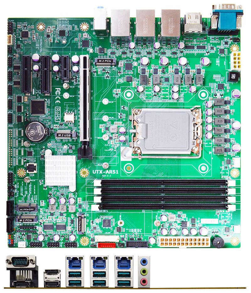 JETWAY UTX-ARS1-W880 Micro-ATX (Intel W880, LGA1851) [<b>3x 2.5GbE</b>, PCIe Gen5 x16]