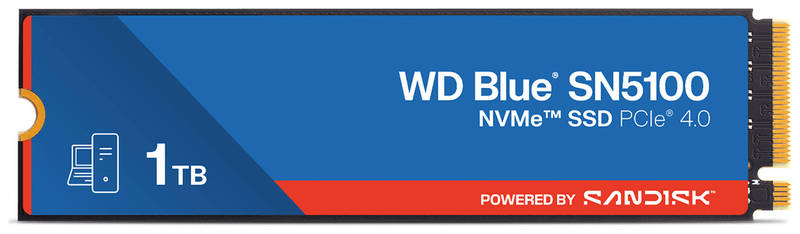 Sandisk WD Blue SN5100 SSD M.2 1TB NVMe <b>(WDS100T5B0E-00CPE0)</b>